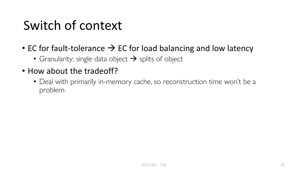 switch of context