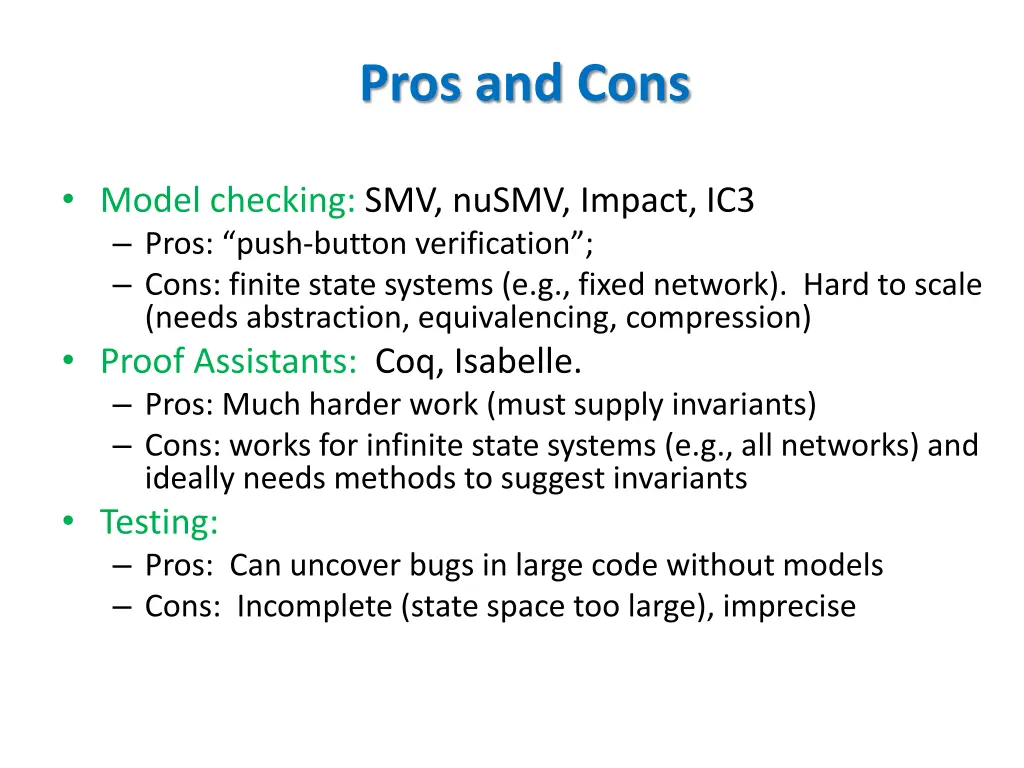 pros and cons