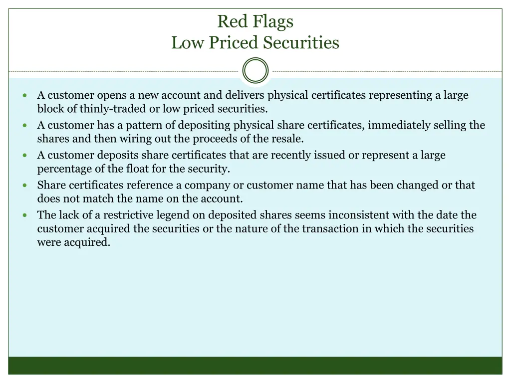 red flags 5