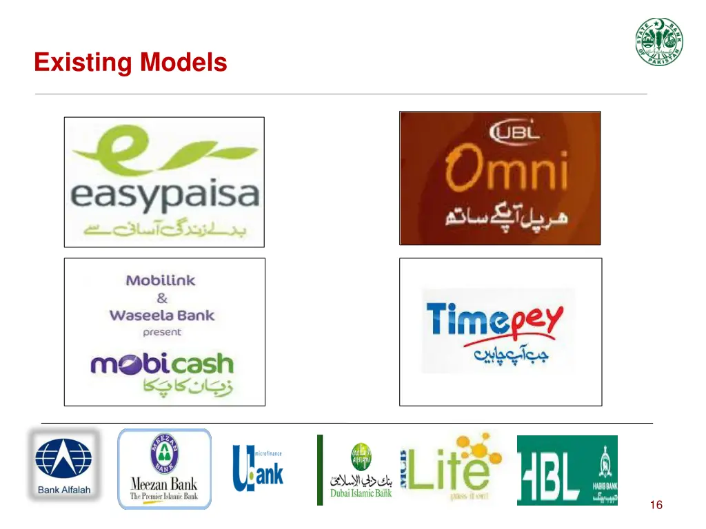 existing models