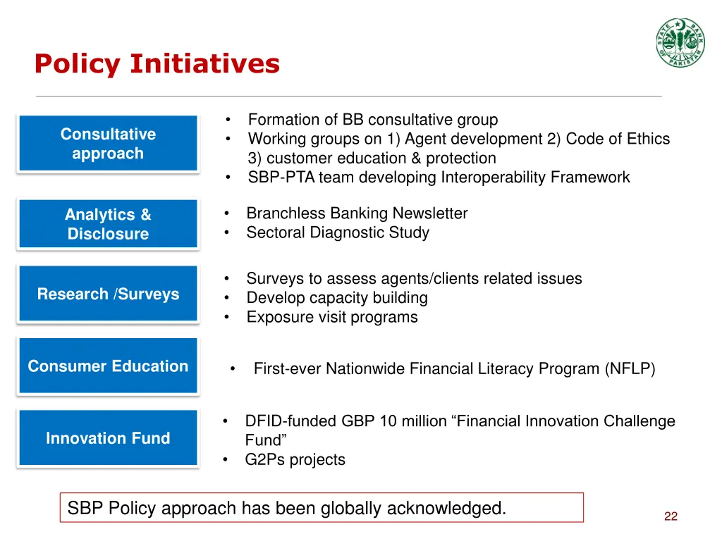 policy initiatives