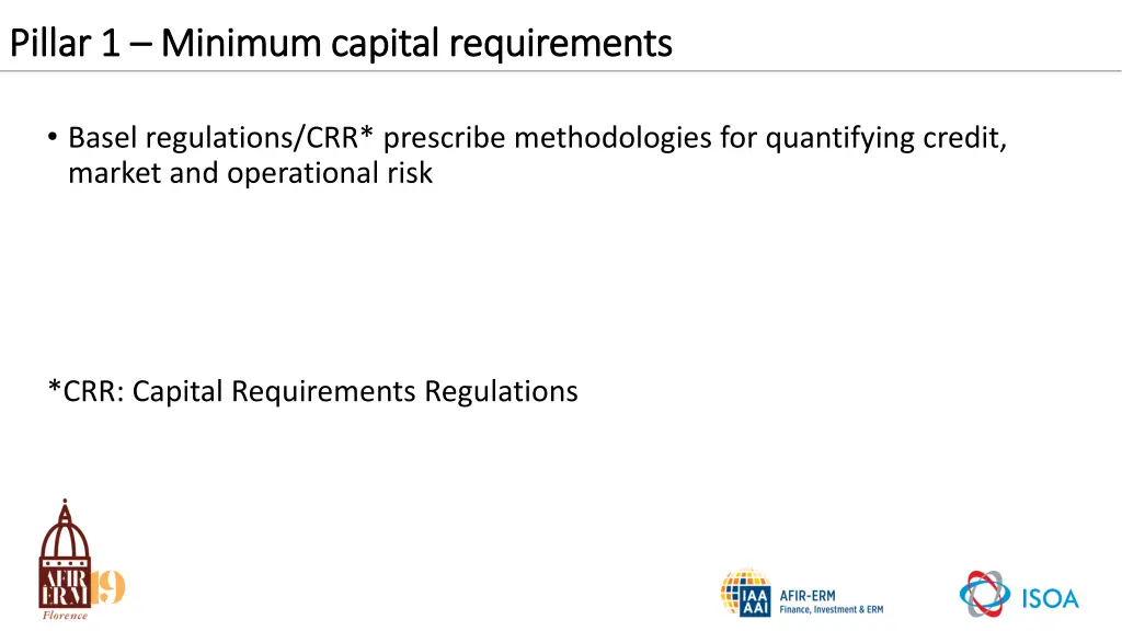 pillar 1 pillar 1 minimum capital requirements