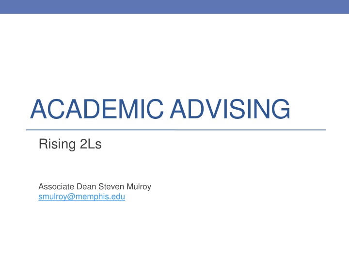 academic advising