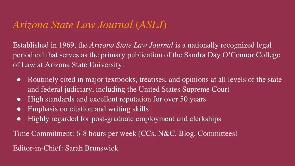 arizona state law journal aslj