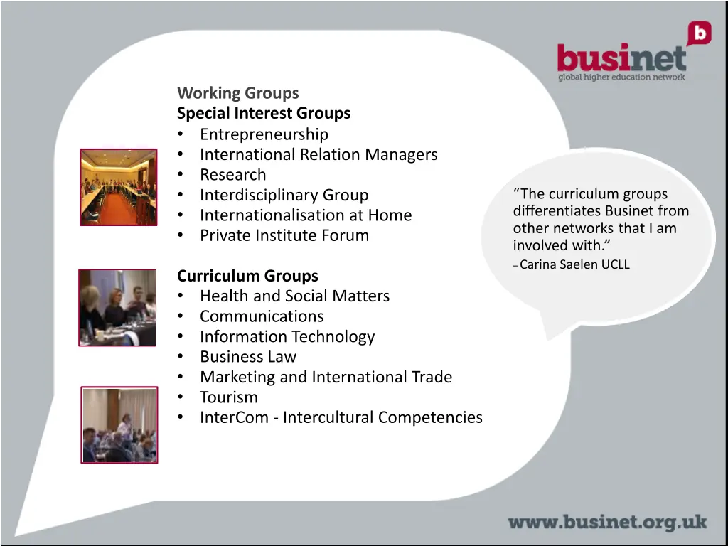 working groups special interest groups
