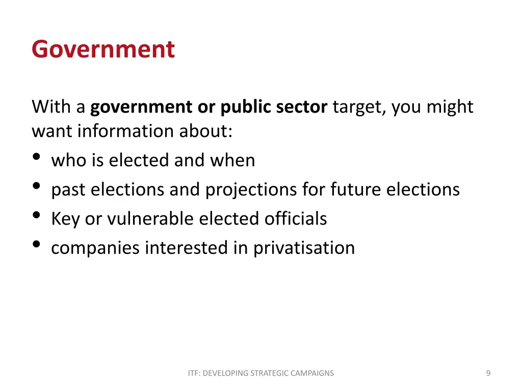 government