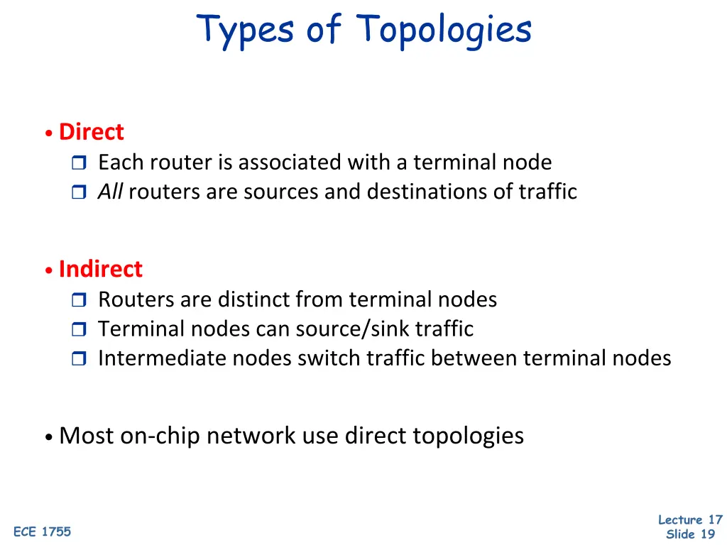 types of topologies 2