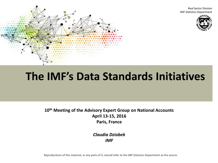 real sector division imf statistics department