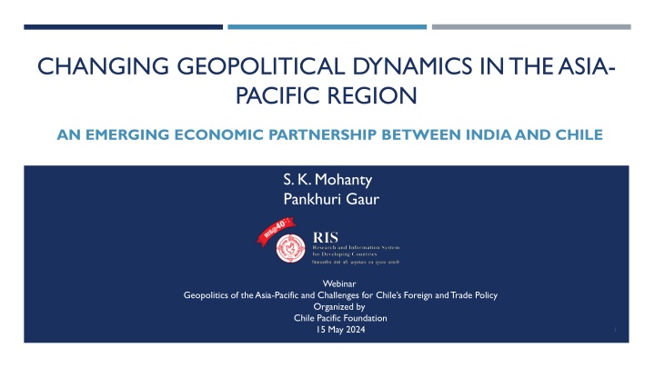 changing geopolitical dynamics in the asia