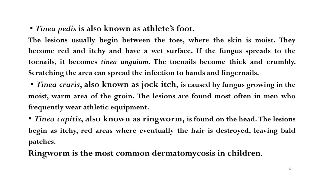 tinea pedis is also known as athlete s foot