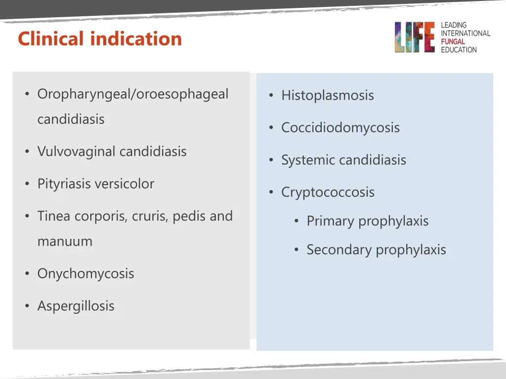 clinical indication