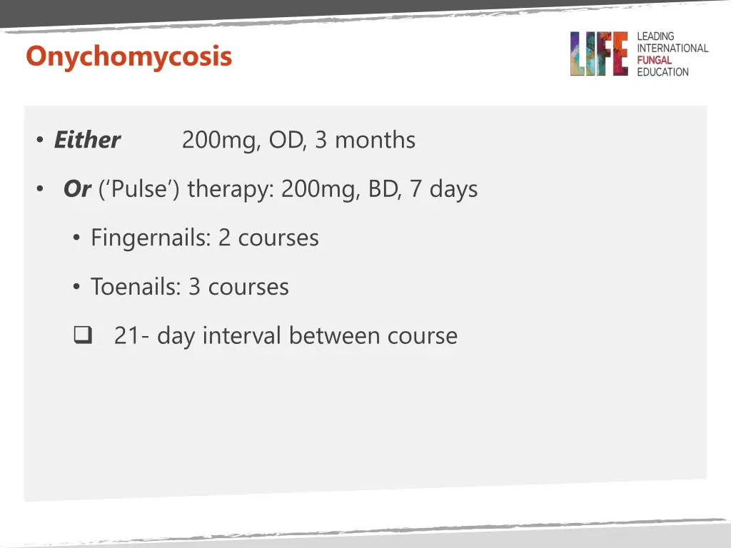 onychomycosis