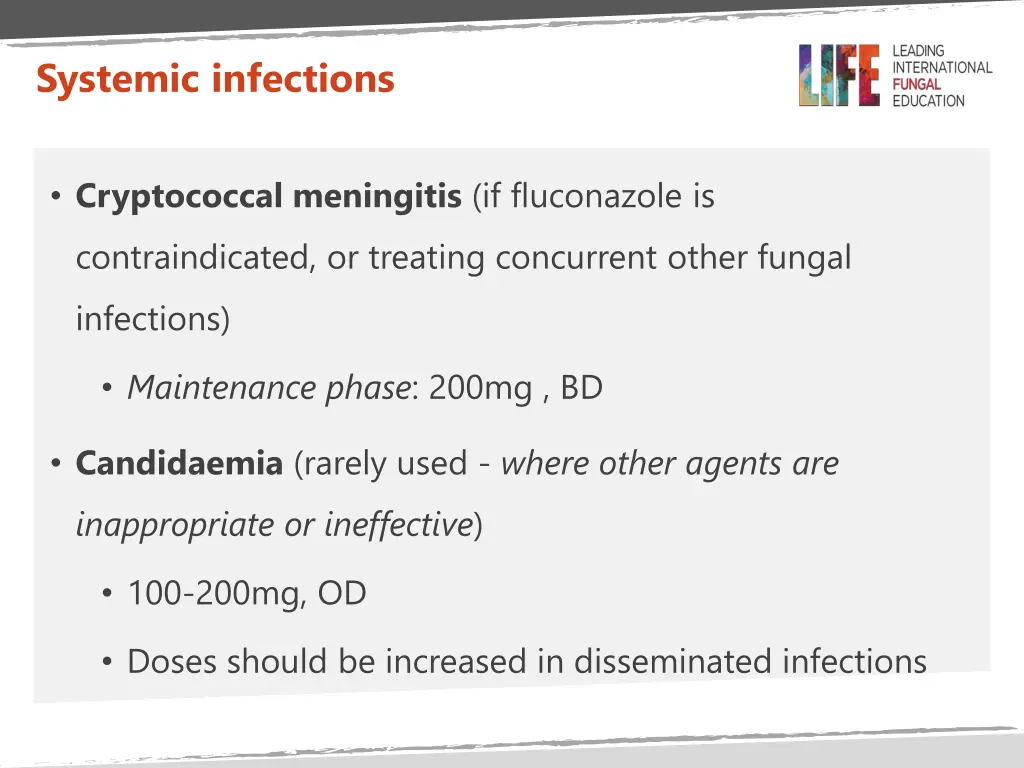 systemic infections