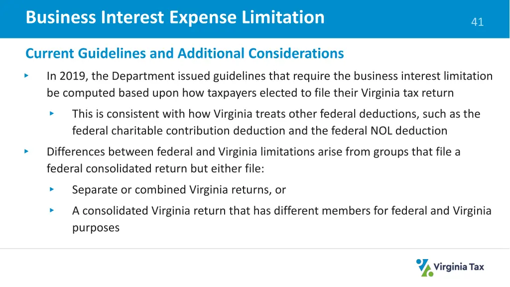business interest expense limitation 2
