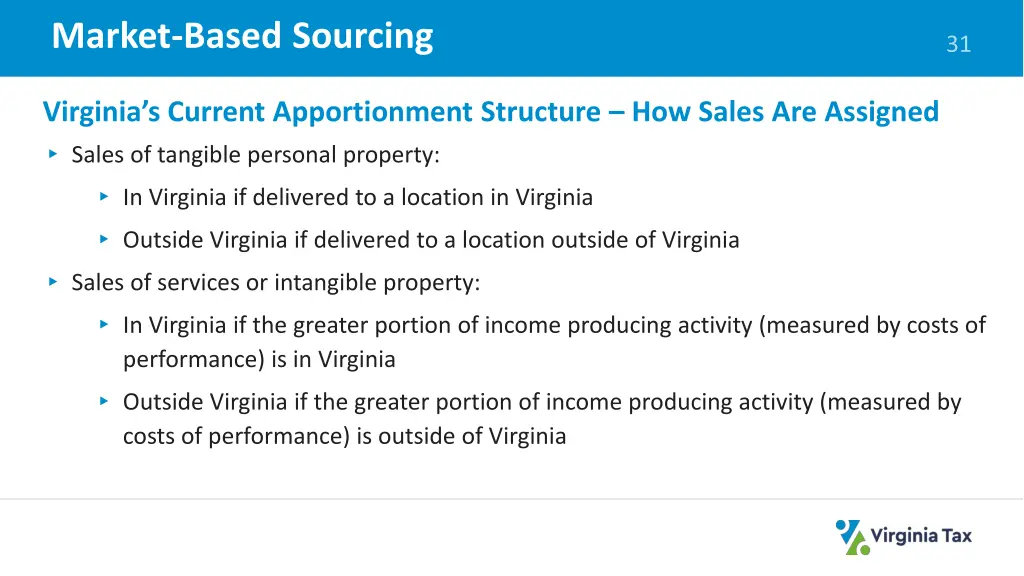 market based sourcing