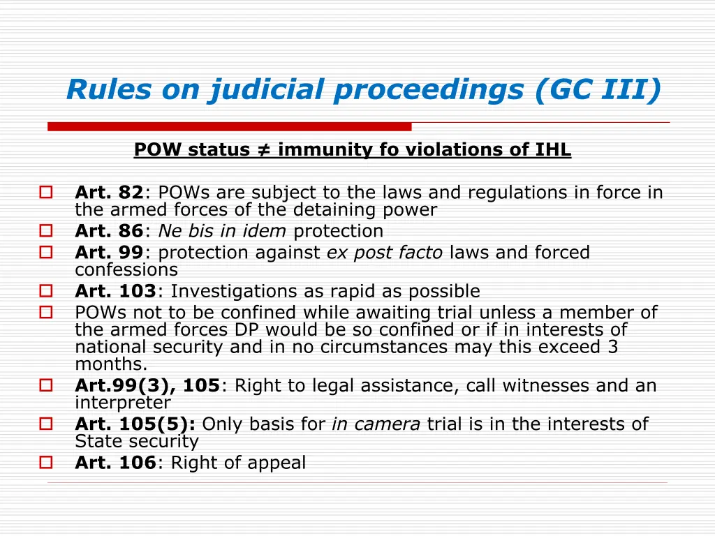 rules on judicial proceedings gc iii