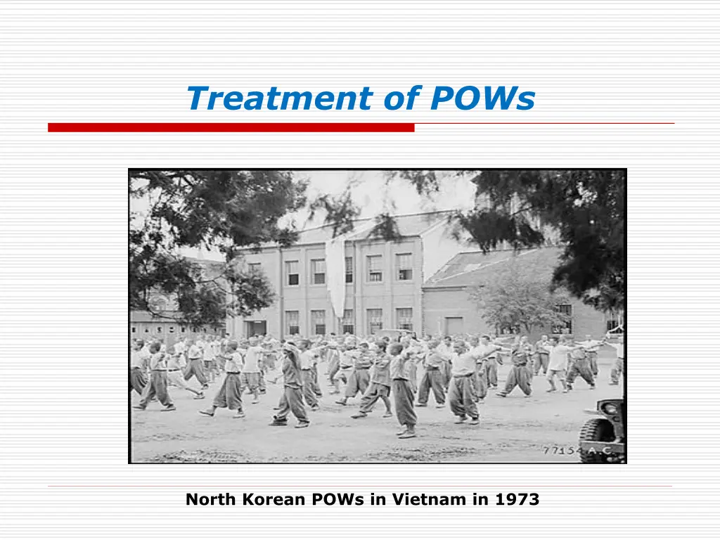 treatment of pows 1