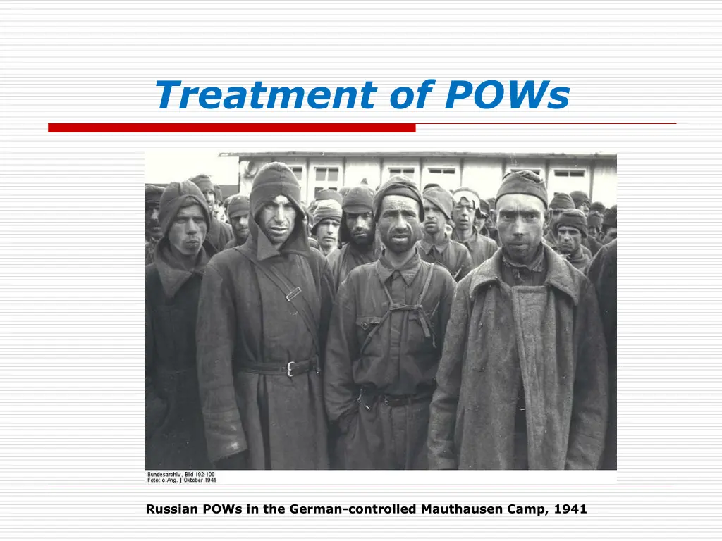 treatment of pows