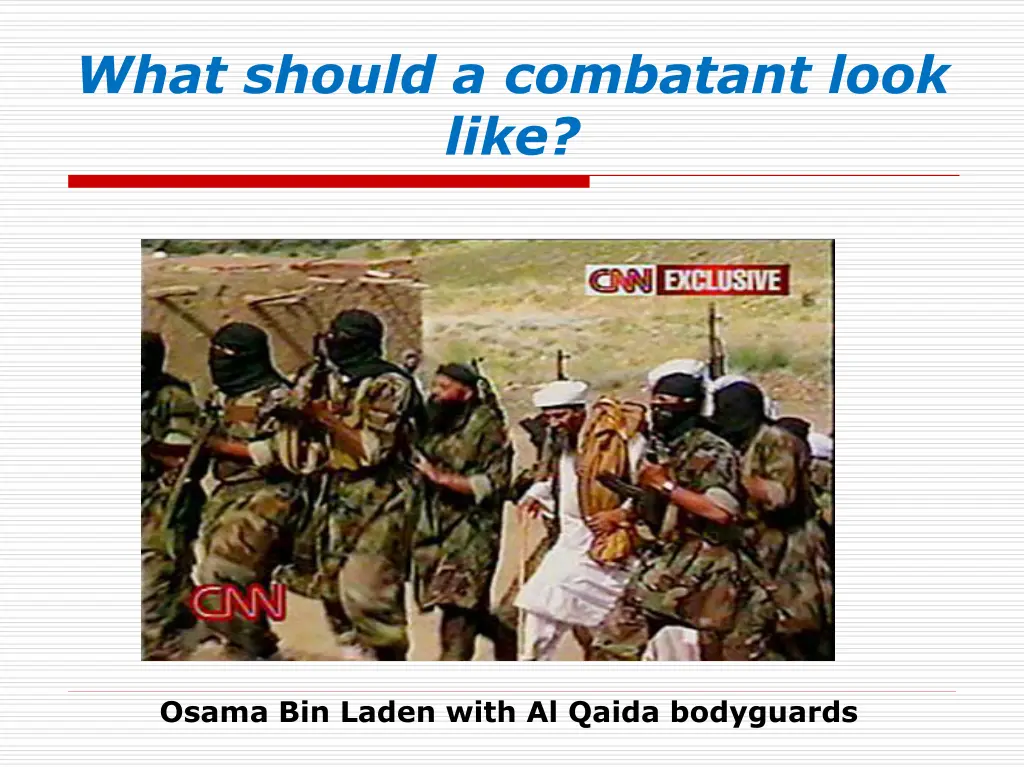 what should a combatant look like 2