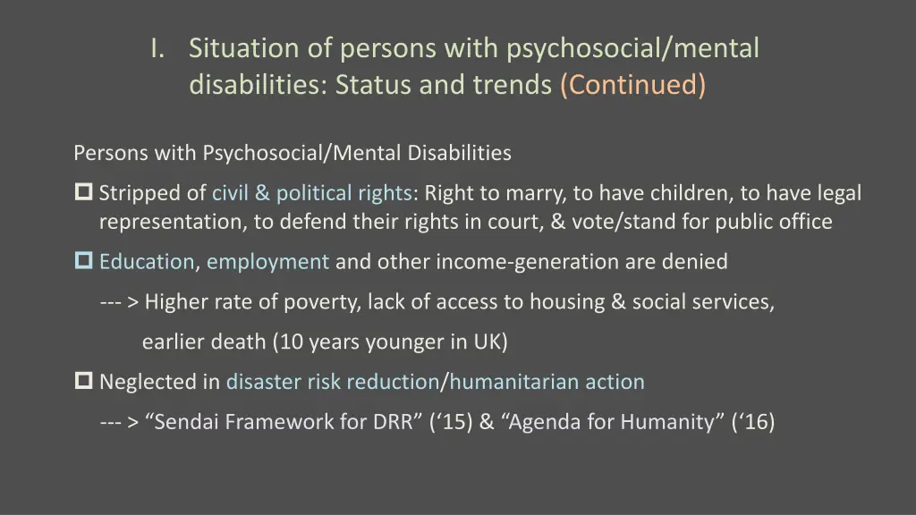 i situation of persons with psychosocial mental 1