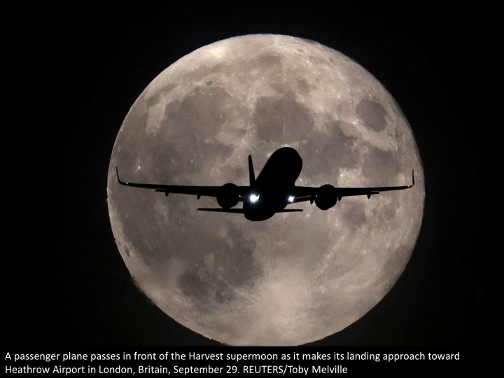 a passenger plane passes in front of the harvest