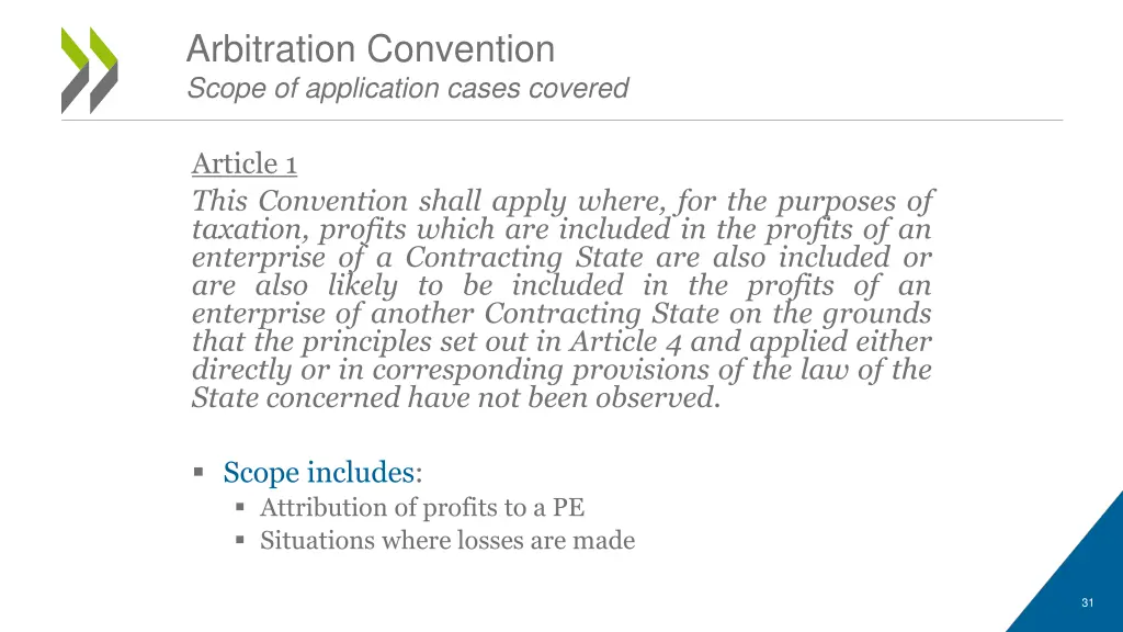 arbitration convention scope of application cases