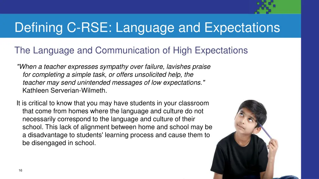 defining c rse language and expectations