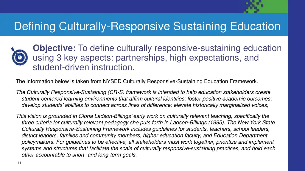 defining culturally responsive sustaining