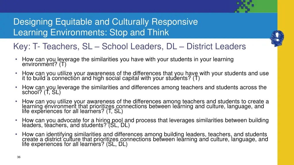designing equitable and culturally responsive 6