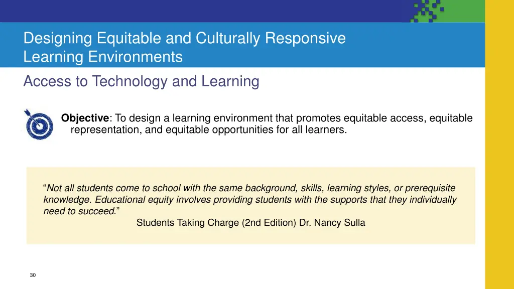 designing equitable and culturally responsive