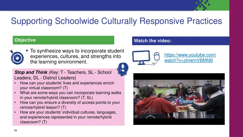 supporting schoolwide culturally responsive