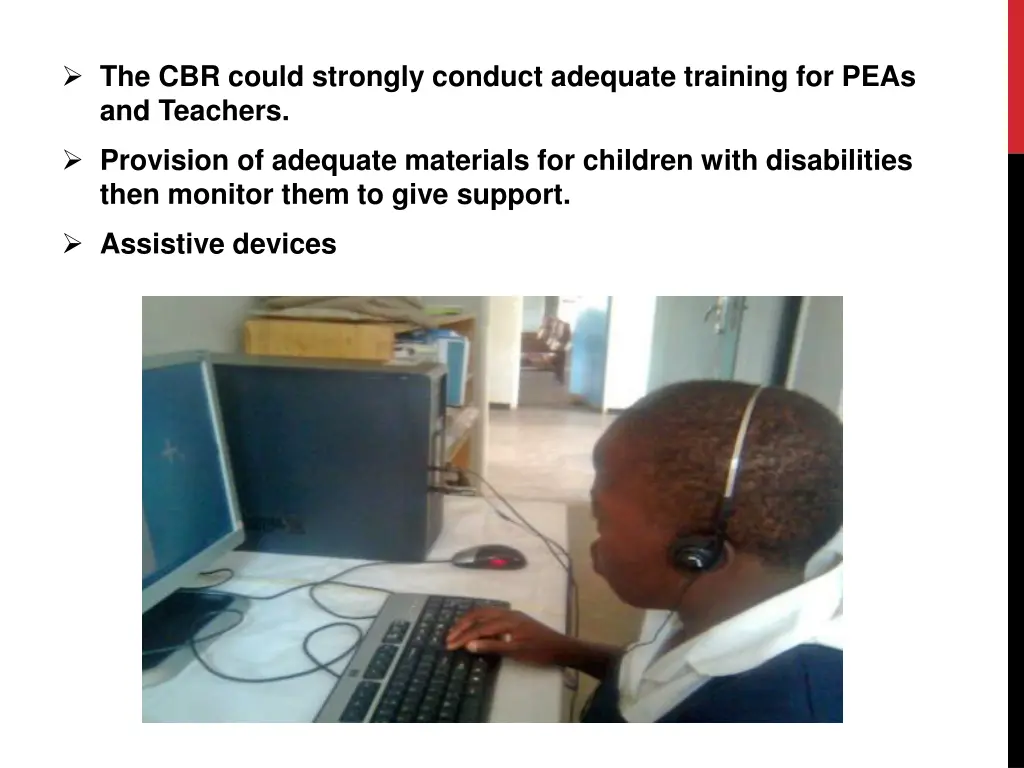the cbr could strongly conduct adequate training
