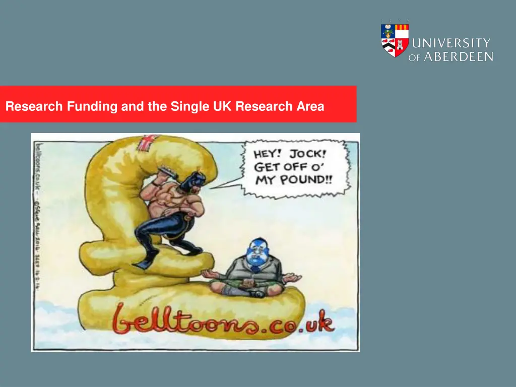 research funding and the single uk research area 1