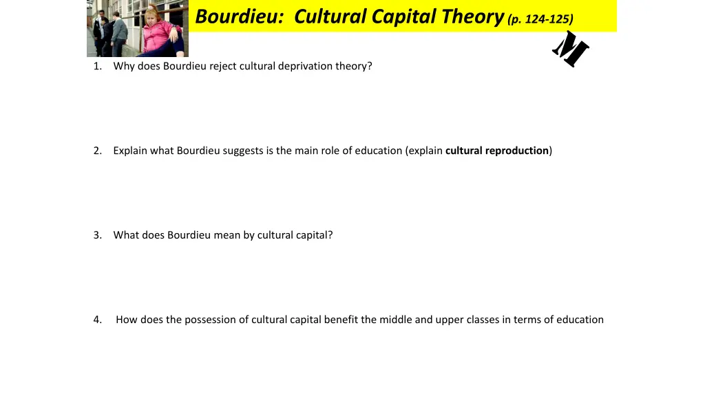 bourdieu cultural capital theory p 124 125