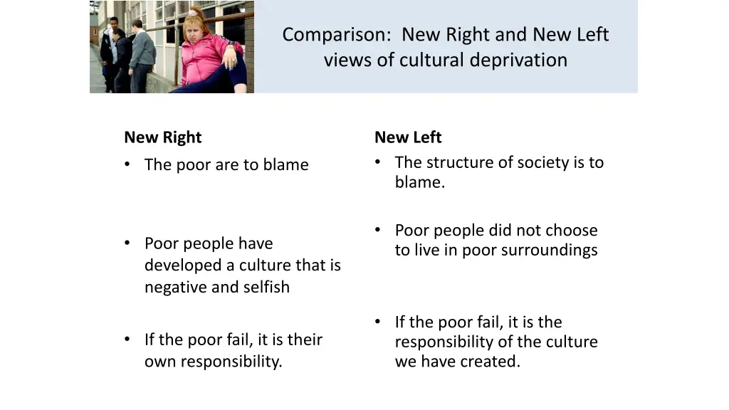 comparison new right and new left views