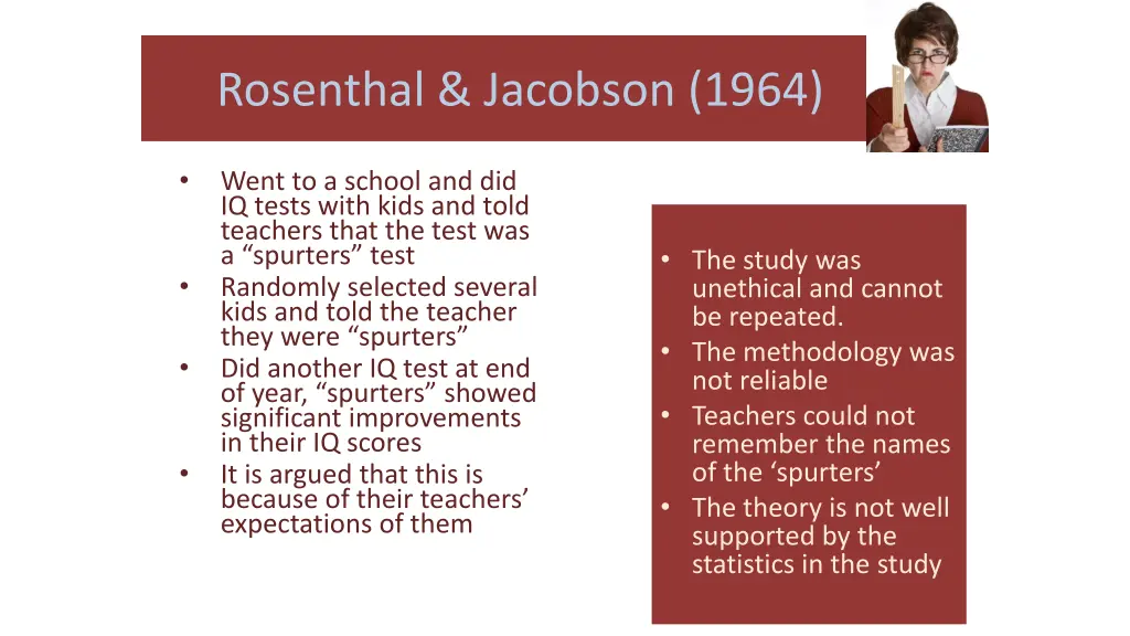 rosenthal jacobson 1964