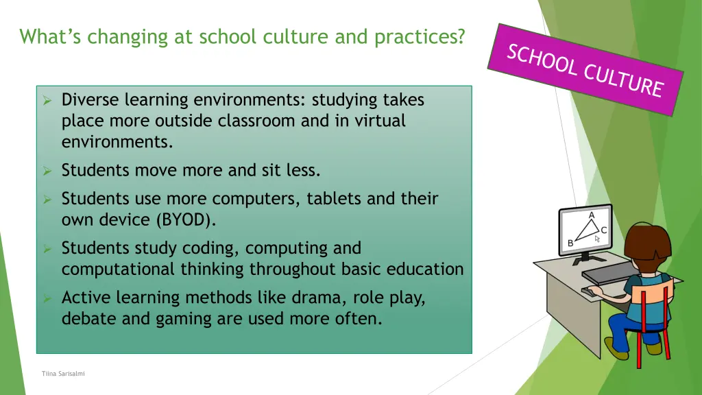 what s changing at school culture and practices