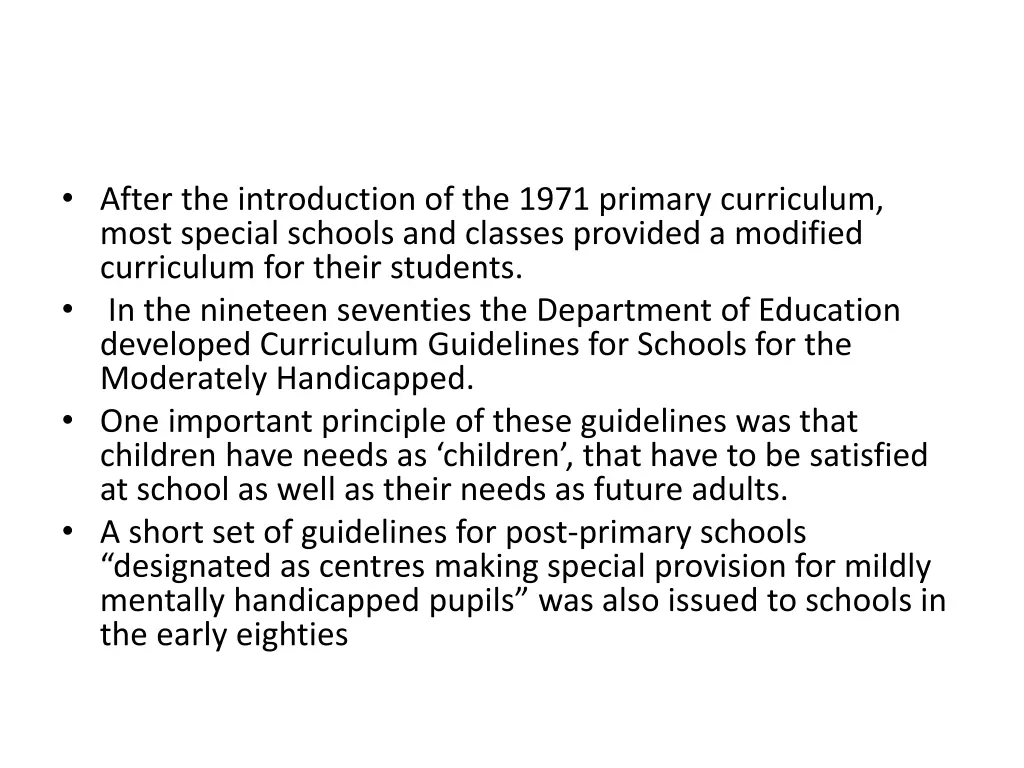 after the introduction of the 1971 primary