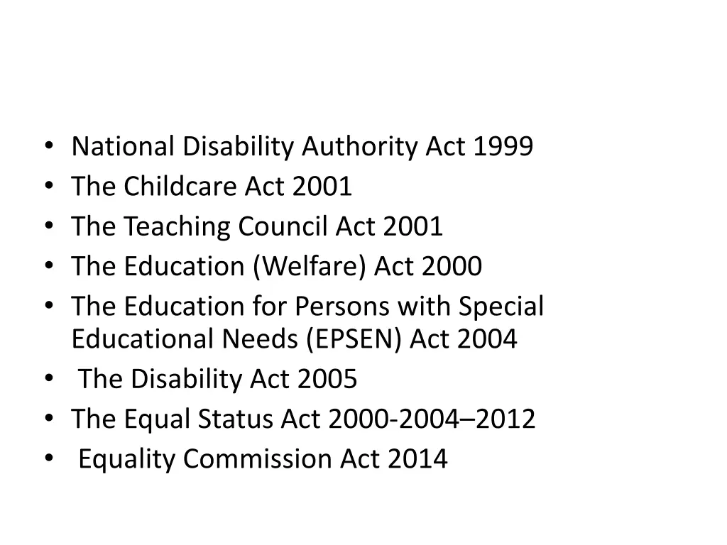 national disability authority act 1999