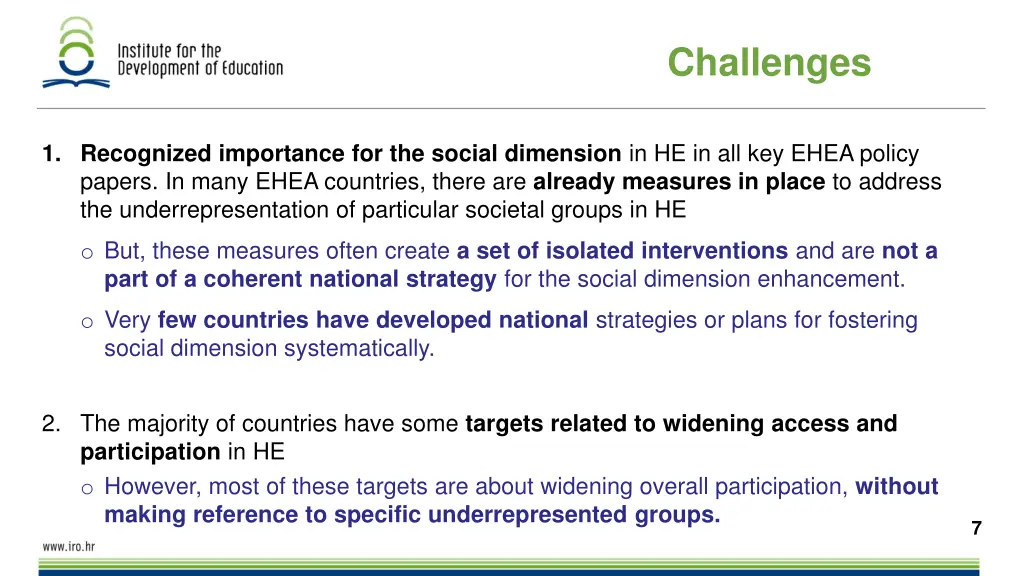 challenges