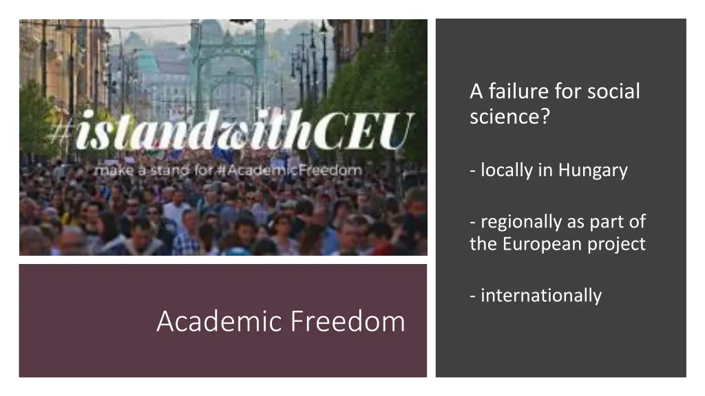 a failure for social science