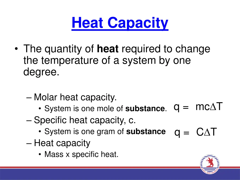 heat capacity