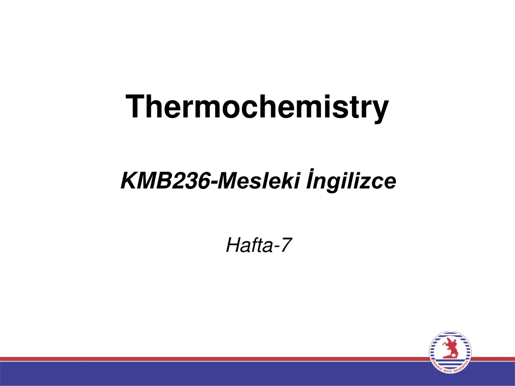 thermochemistry