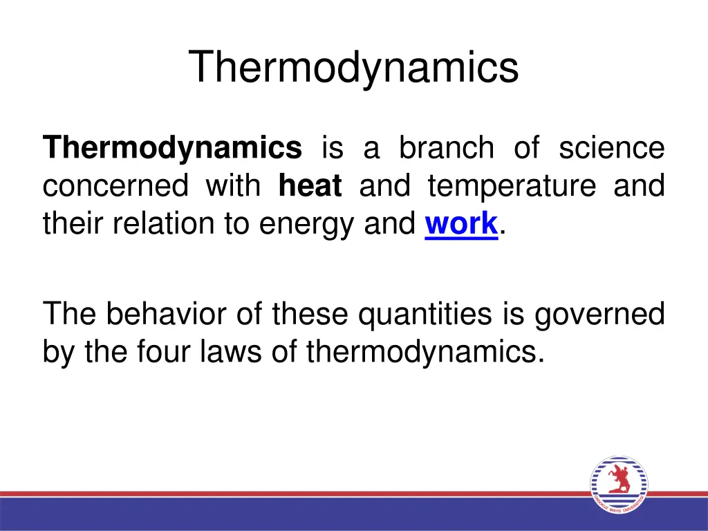 thermodynamics