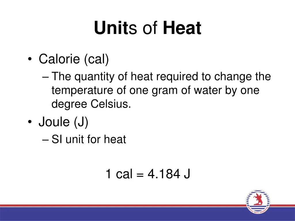 unit s of heat