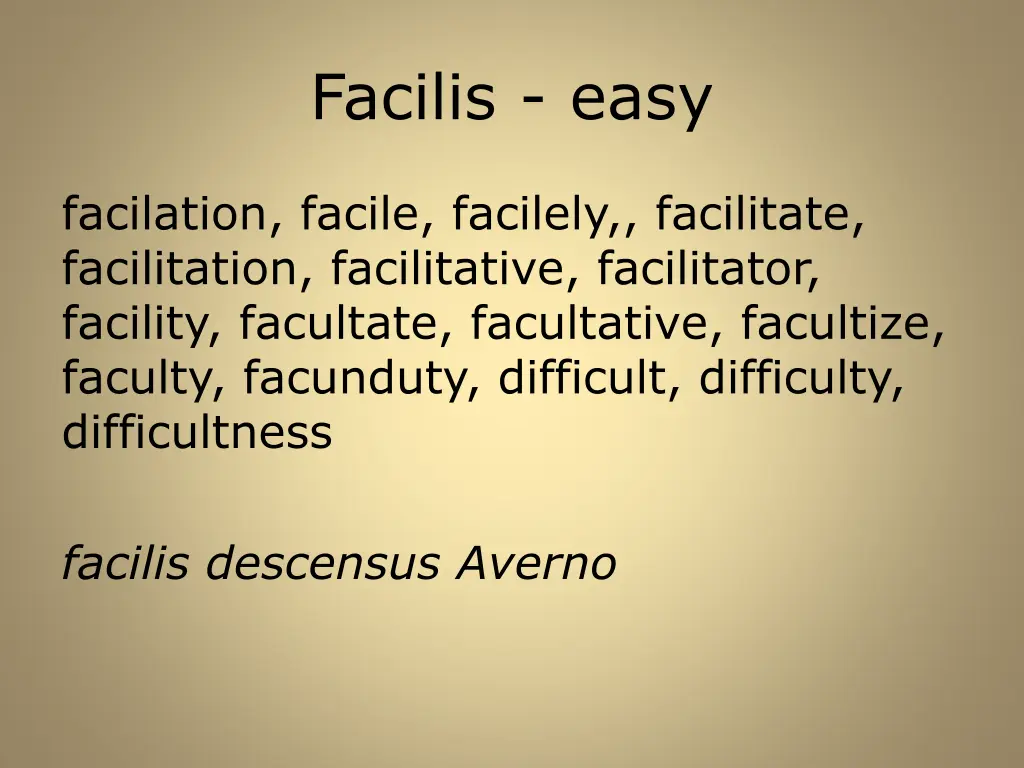 facilis easy