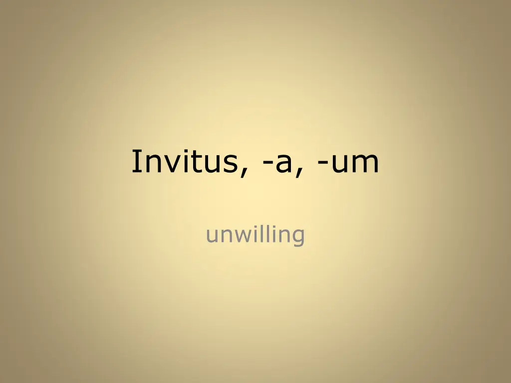 invitus a um