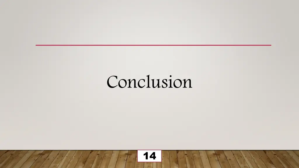 conclusion