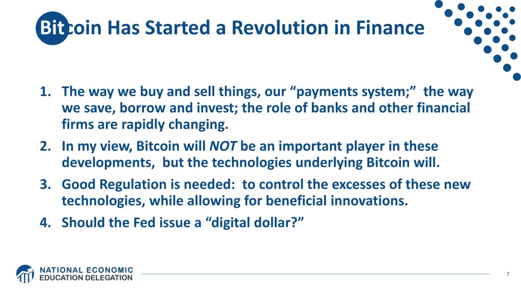 bitcoin has started a revolution in finance