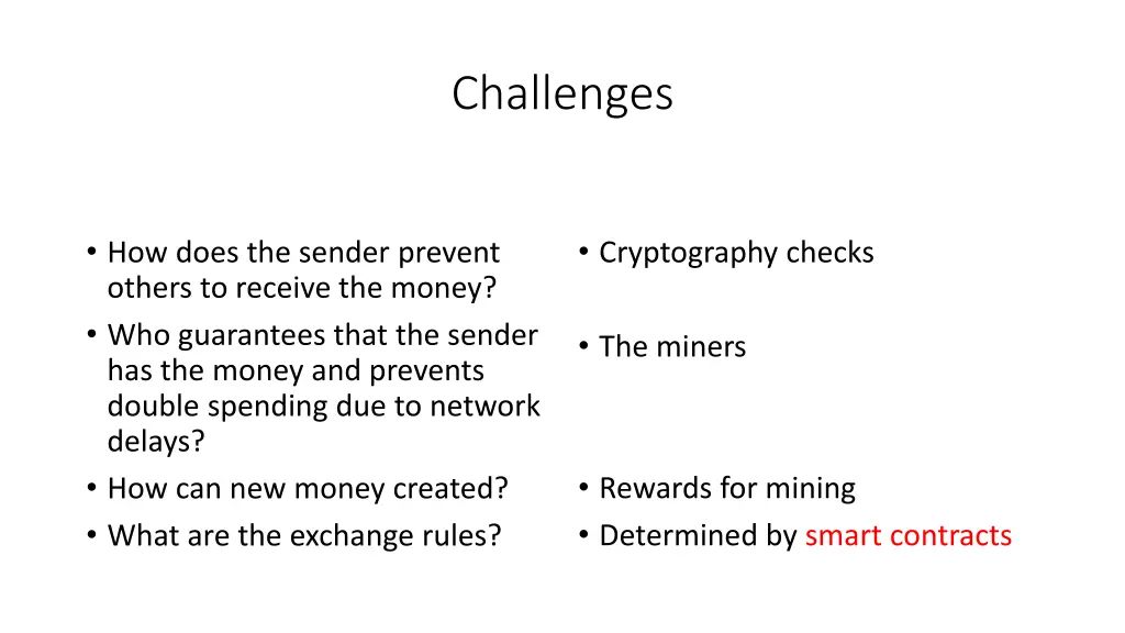 challenges